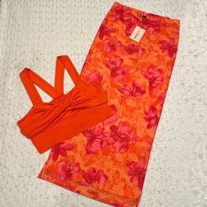 SHEIN skirt set